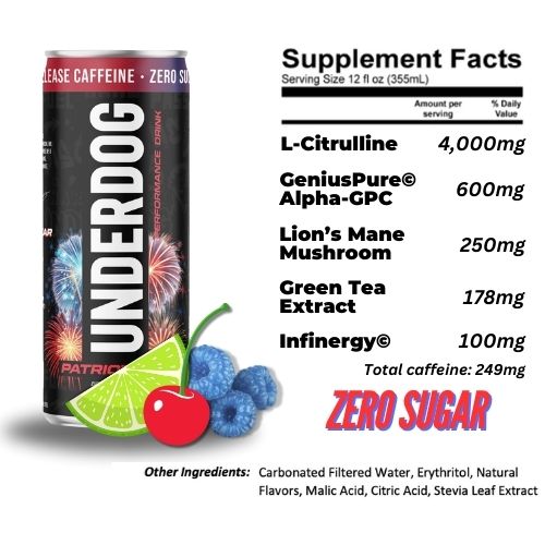 Underdog Performance Drink Patriot Pop