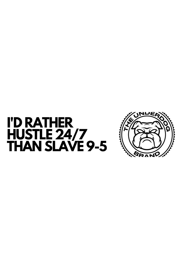 Hustle 24/7 Bumper Sticker